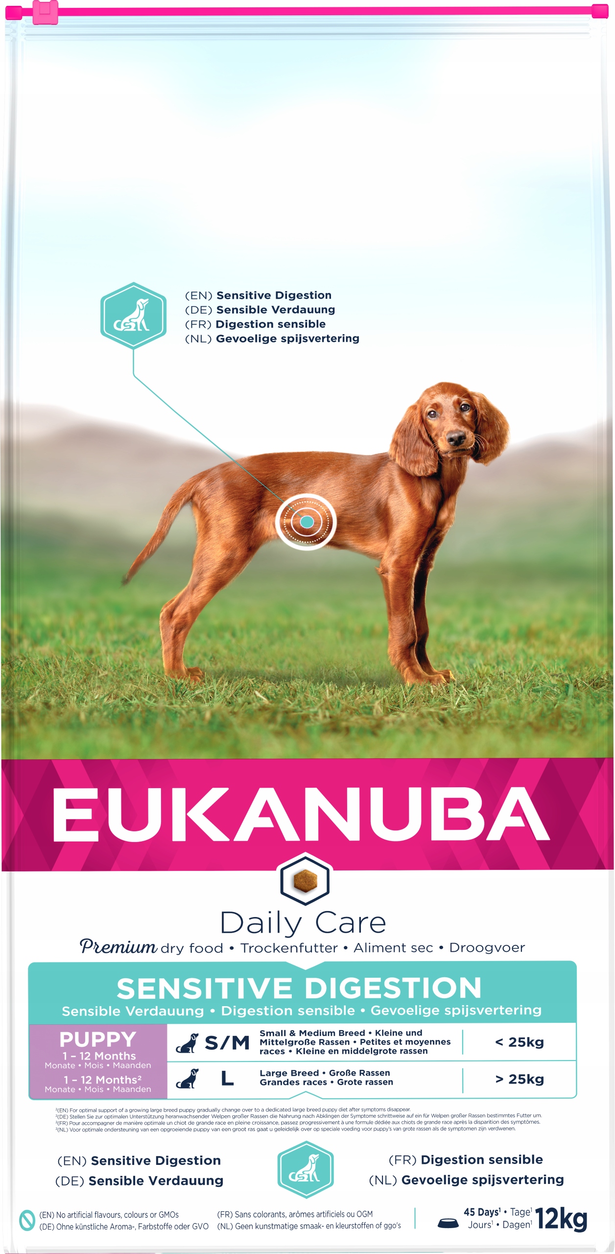 Levně Krmivo Eukanuba Daily Care Puppy Sensitive Digestion 12kg