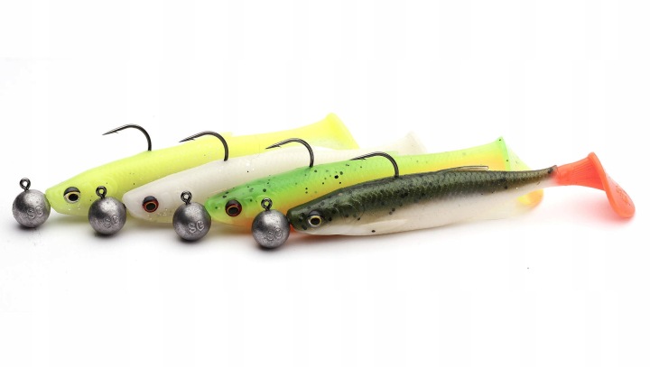 Zestaw Gum Savage Gear Fat Minnow Uzbrojone 7.5CM 5G Darkwater 4 Sztuki