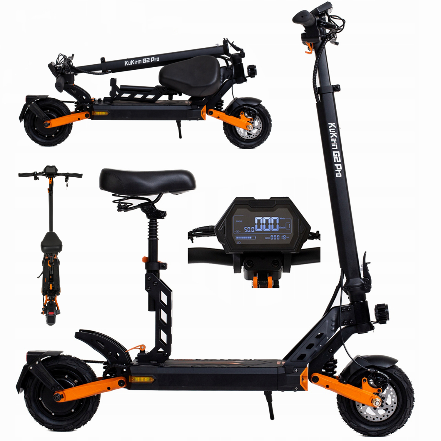2026 Kukirin G2 Pro składany pojazd elektryczny 1000W 45km/h 15,6Ah 58km