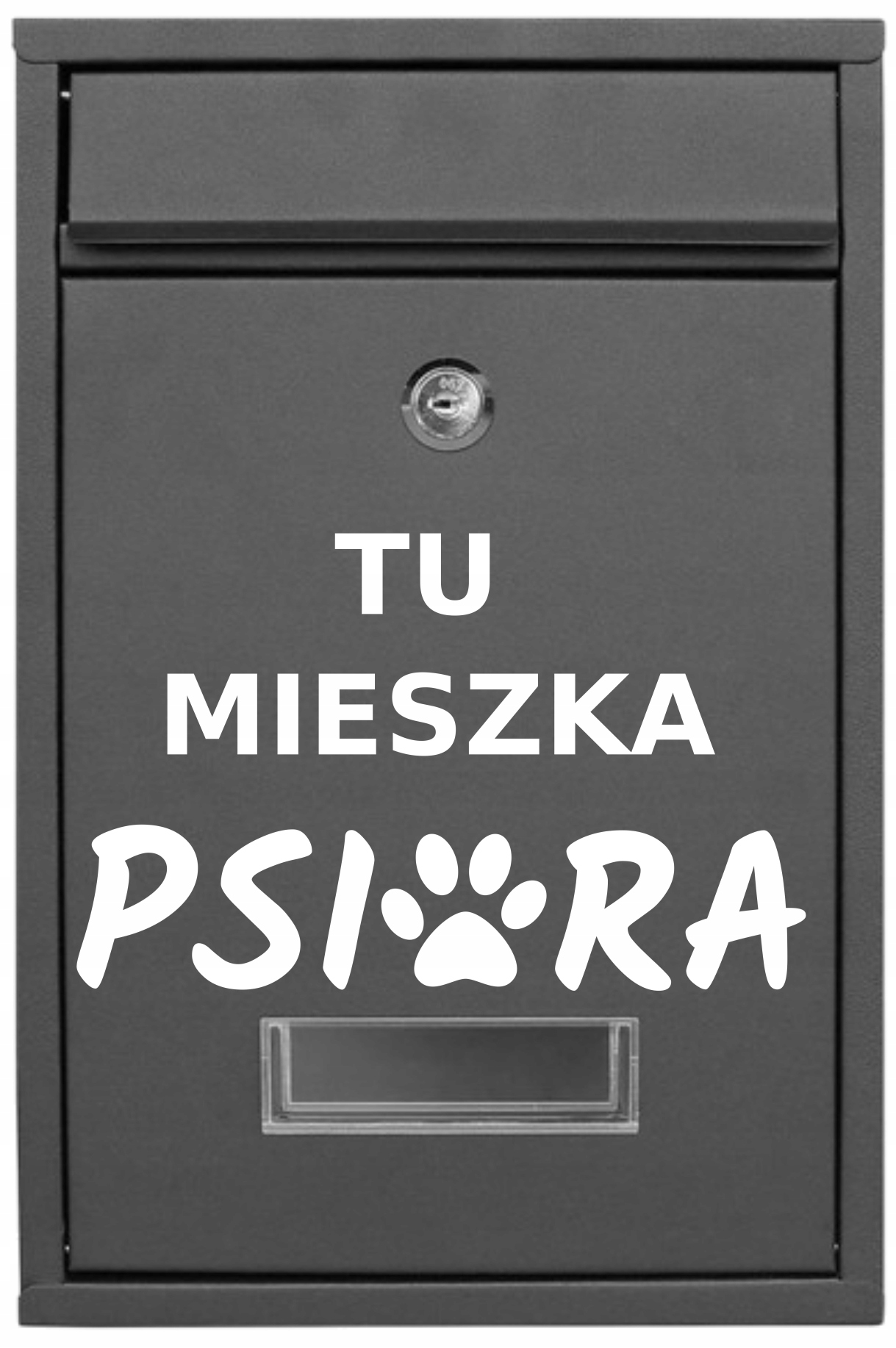 poštovní schránka Poštovní Dárek s vtipným potiskem Tady bydlí Psiara