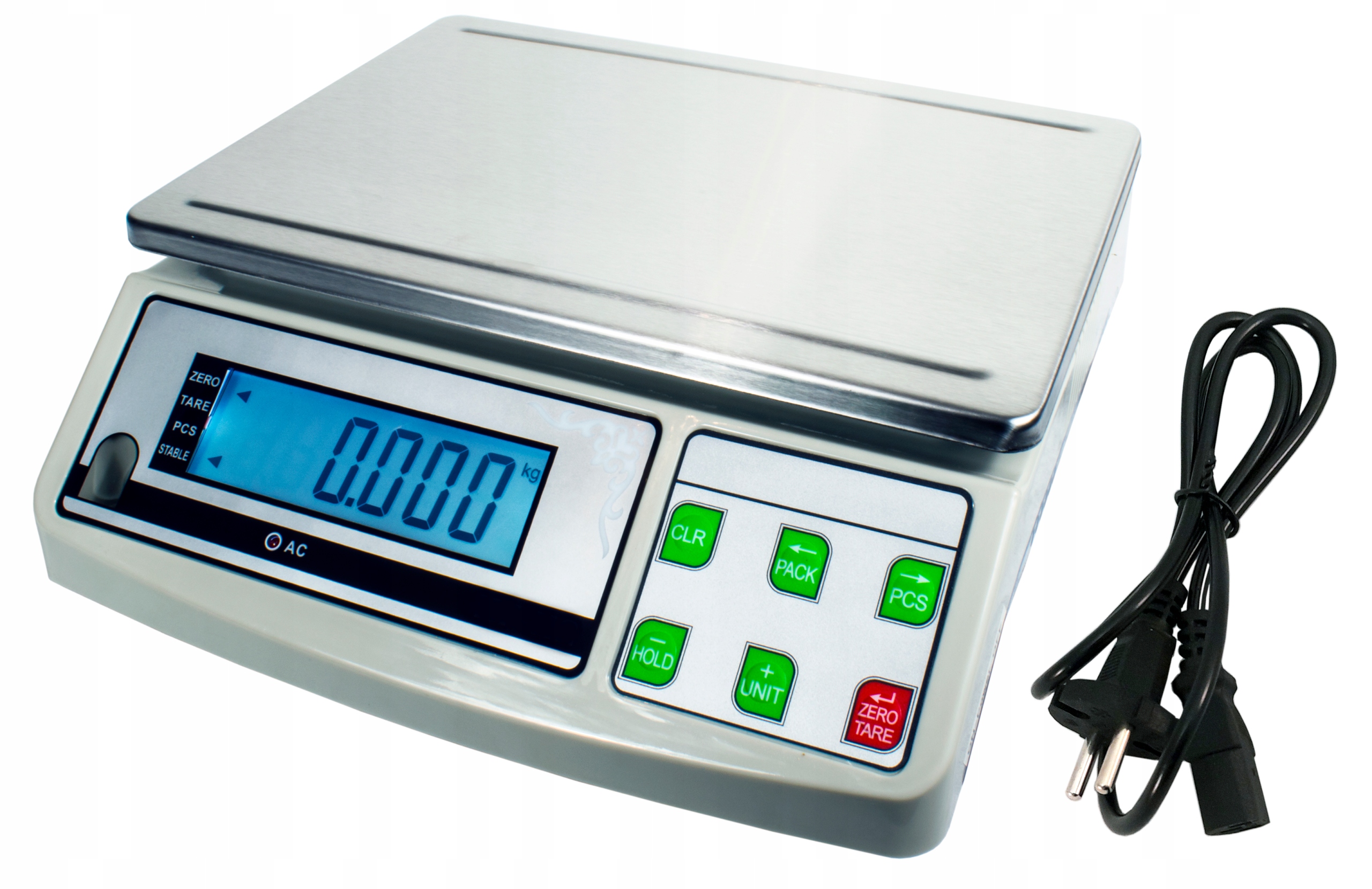 Obchodová Váha 30kg 1g Elektronická Skladovací Kalkulačka