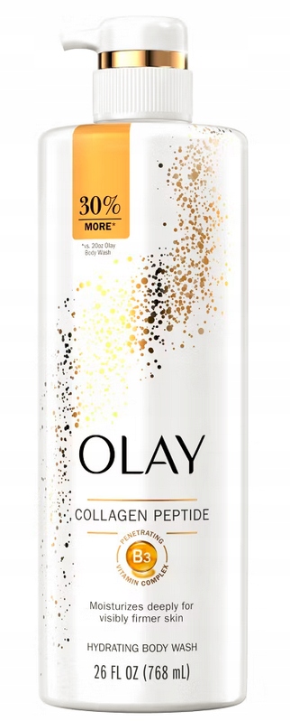 Olay Collagen Peptide Body Wash 768 ml – hydratační sprchový gel