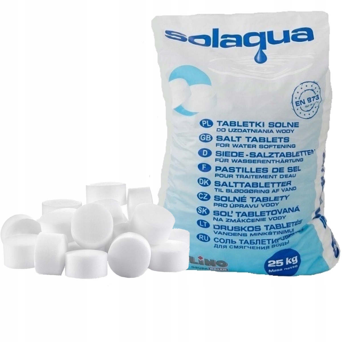 TABLETKI SOLNE SÓL W TABLETKACH ZMIĘKCZACZ 25 KG