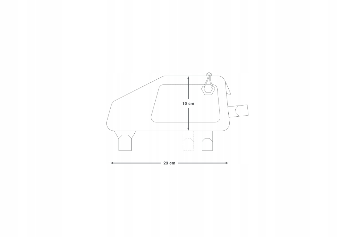 APIDURA BACKCOUNTRY TOP TUBE PACK 1L Pojemność 1 l