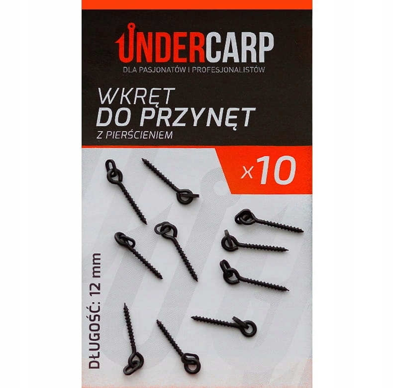 UnderCarp Wkręt do Przynęt z Pierścieniem 12mm