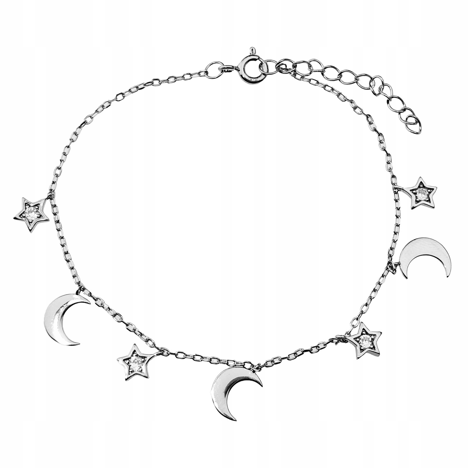 Dámský náramek Harf stříbro 925 hvězda