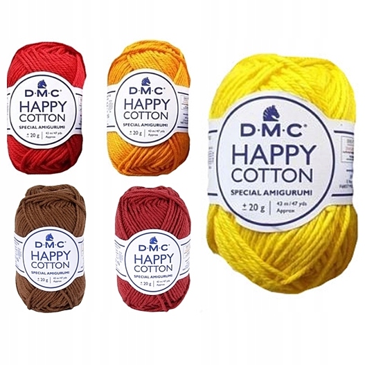 Zestaw DMC Happy Cotton Amigurumi Ogień