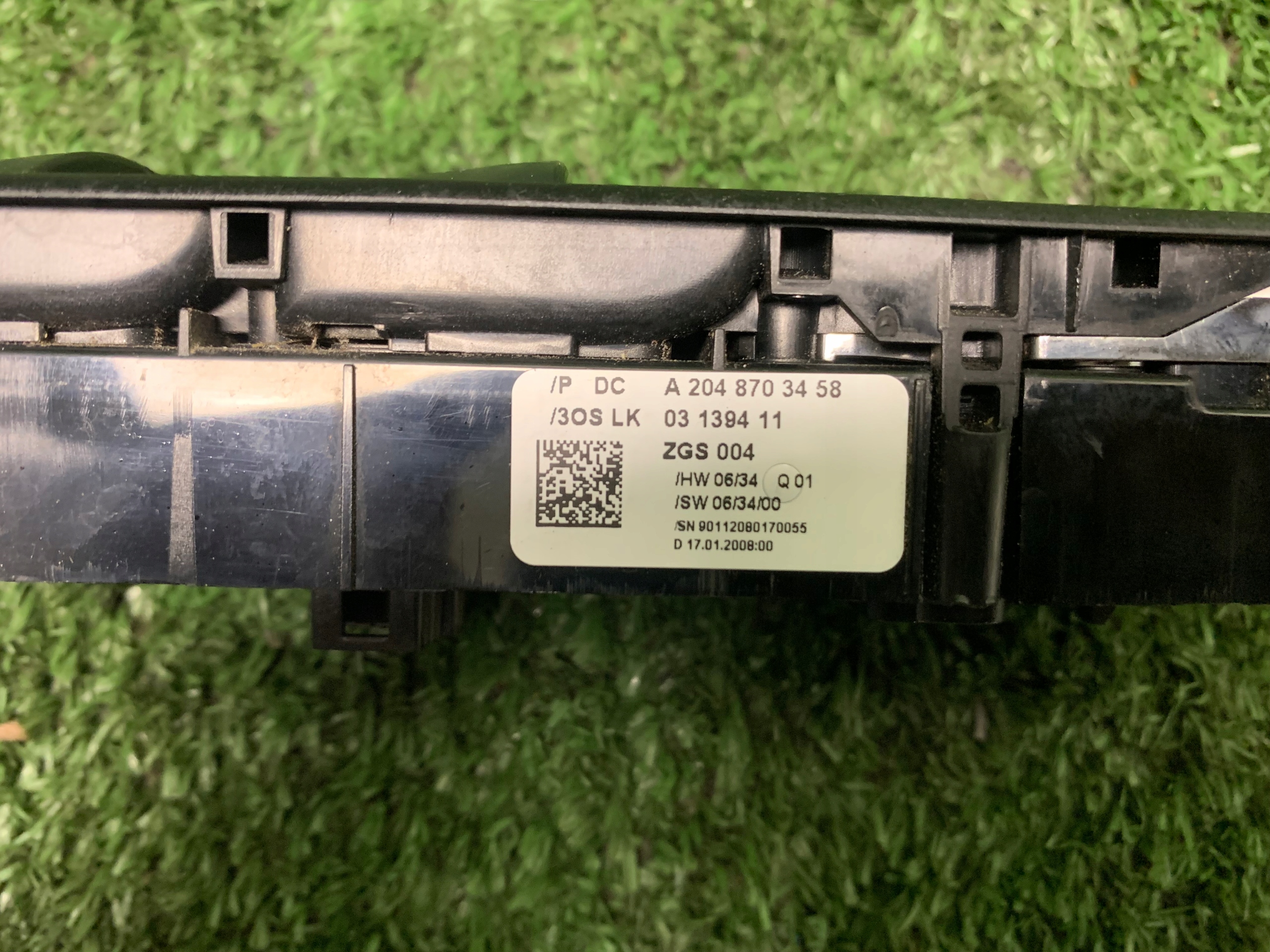 MERCEDES C-KLASA W204 PANEL window control switch A2048703458