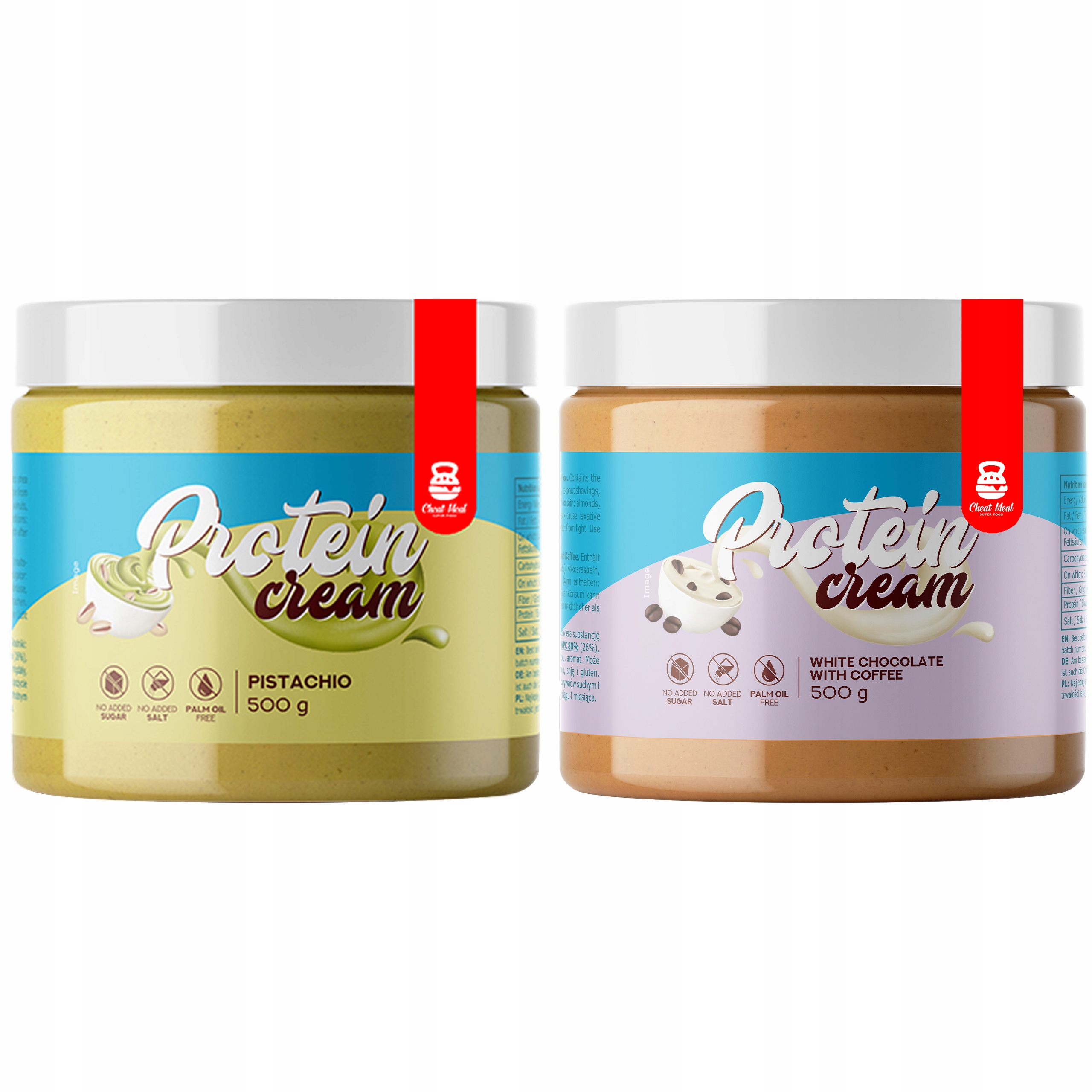 Krem Pistachio + W Choco Coffee Cheat Meal Protein Cream Pistachio