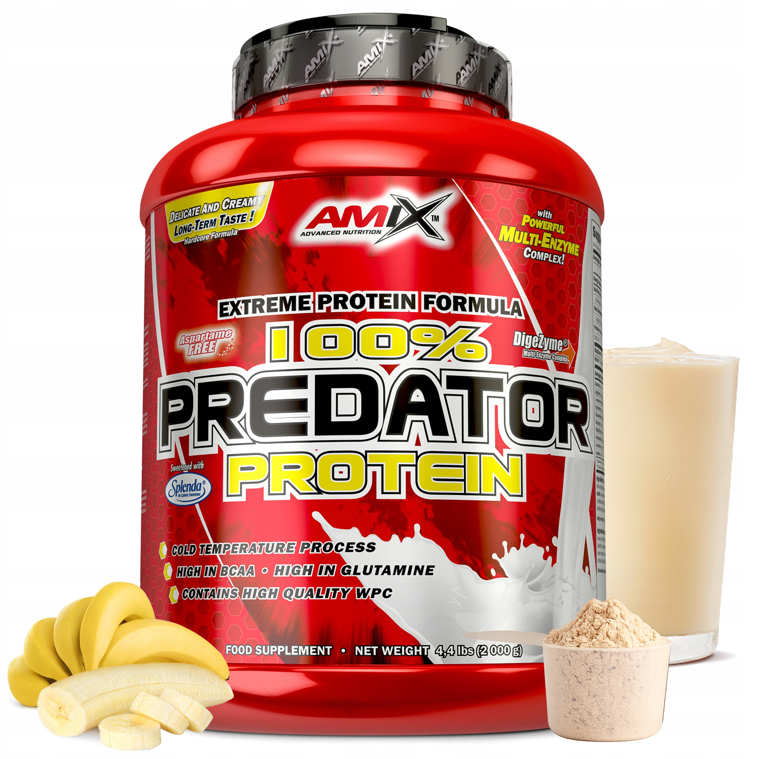 Protein na hmotnost 2 kg doplněk stravy, syrovátka, hovězí směs Whey Beef Bcaa Eaa