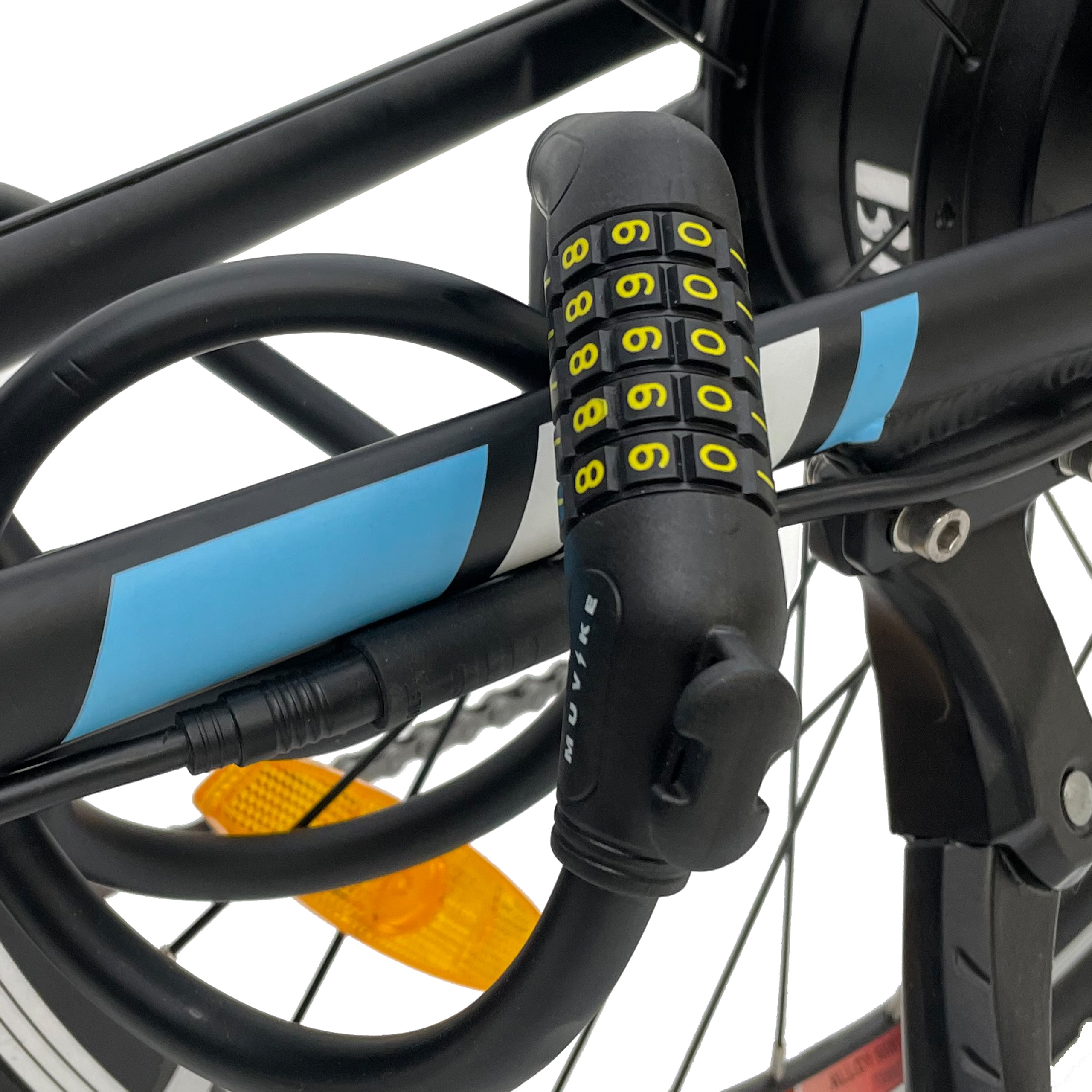 ZAPIĘCIE ROWEROWE LINKA ZAPIĘCIE DO ROWERU SZYFR MUVIKE FLEX 1200/12C Waga produktu z opakowaniem jednostkowym 0.5 kg