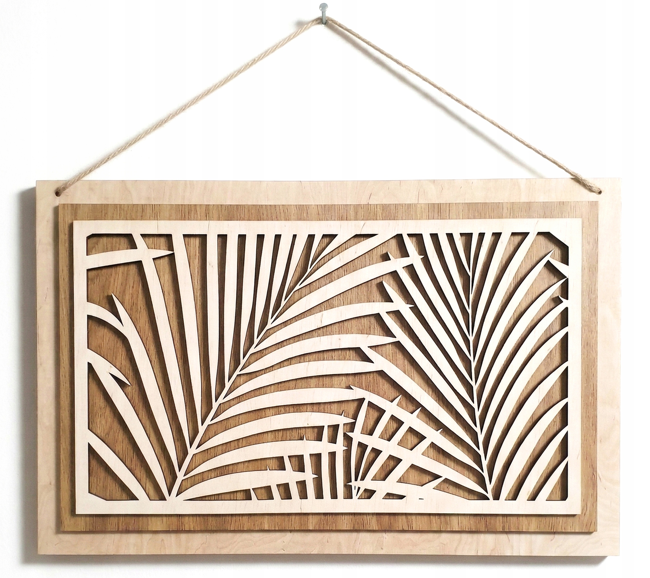 3D Nástěnná Dekorace Do Obývacího Pokoje, Palmy, Tropický Styl, Ažurový Obraz, Boho