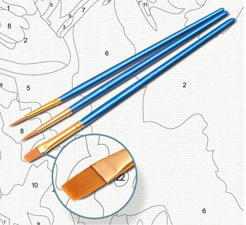 Dziewczyna i wilk Malowanie po numerach Obrazek Wiek dziecka 8 lat +