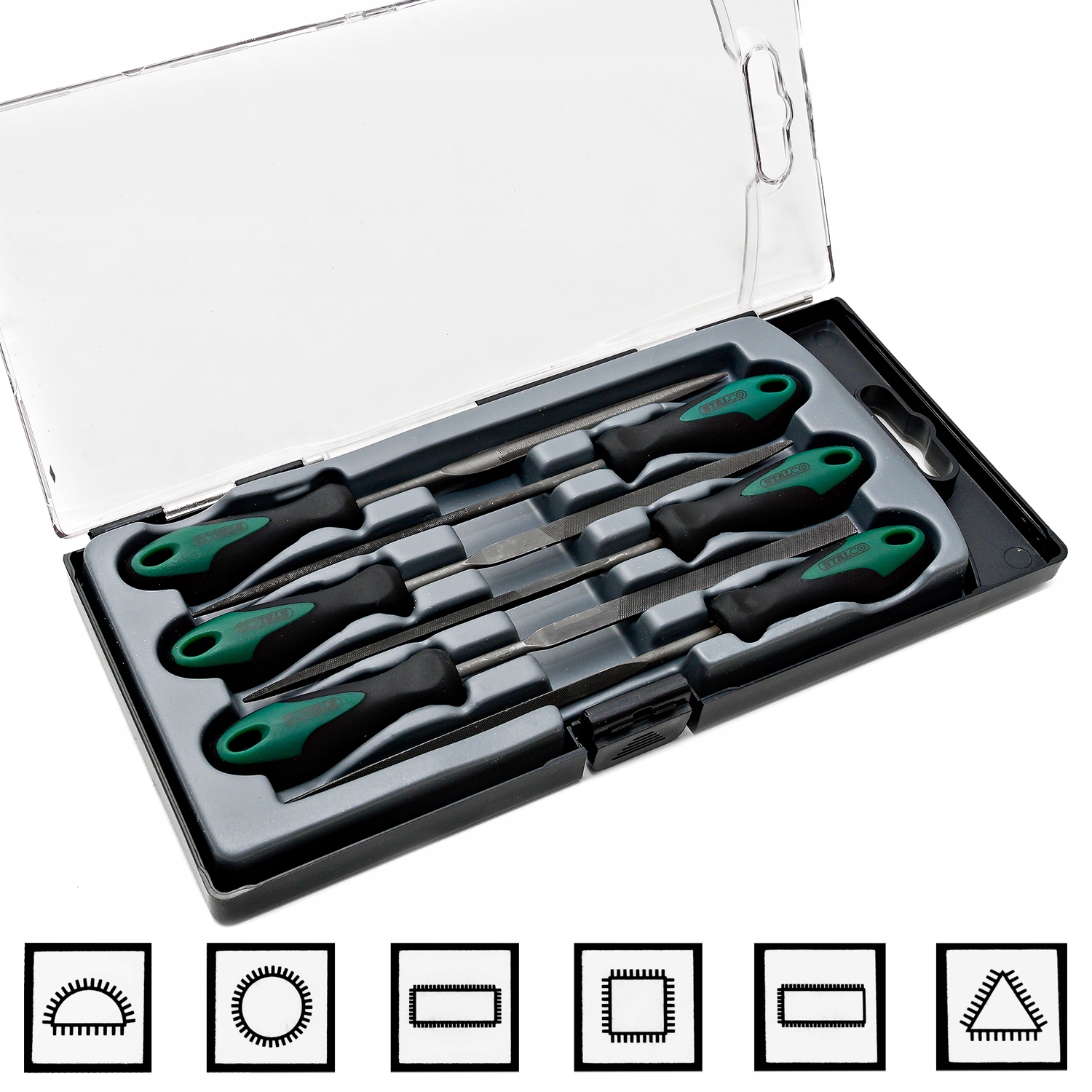 

Stalco Pilniki Iglaki Do Metalu 140 mm Premium 6