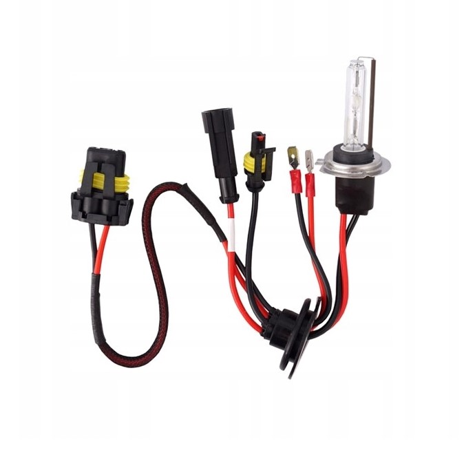 Palnik H7 5000K Żarnik Xenon Metalowy Kołnierz