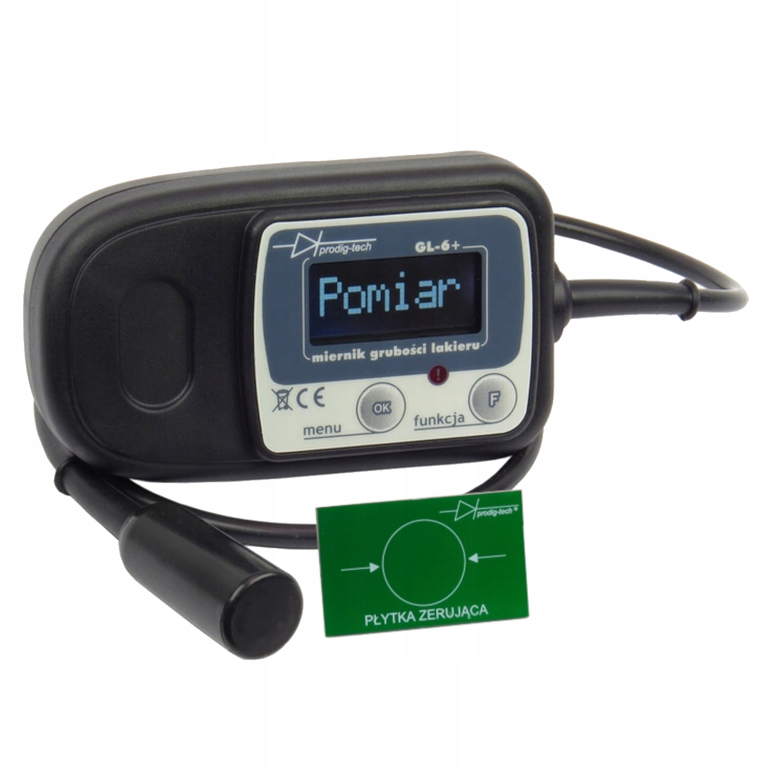 Merač hrúbky laku so sondou z pozinkovaného hliníka, tester GL-6s+