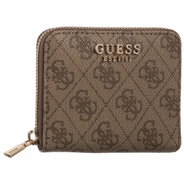 Dámská peněženka Guess Laurel II Slg Small Zip Around SWSG74 Béžová