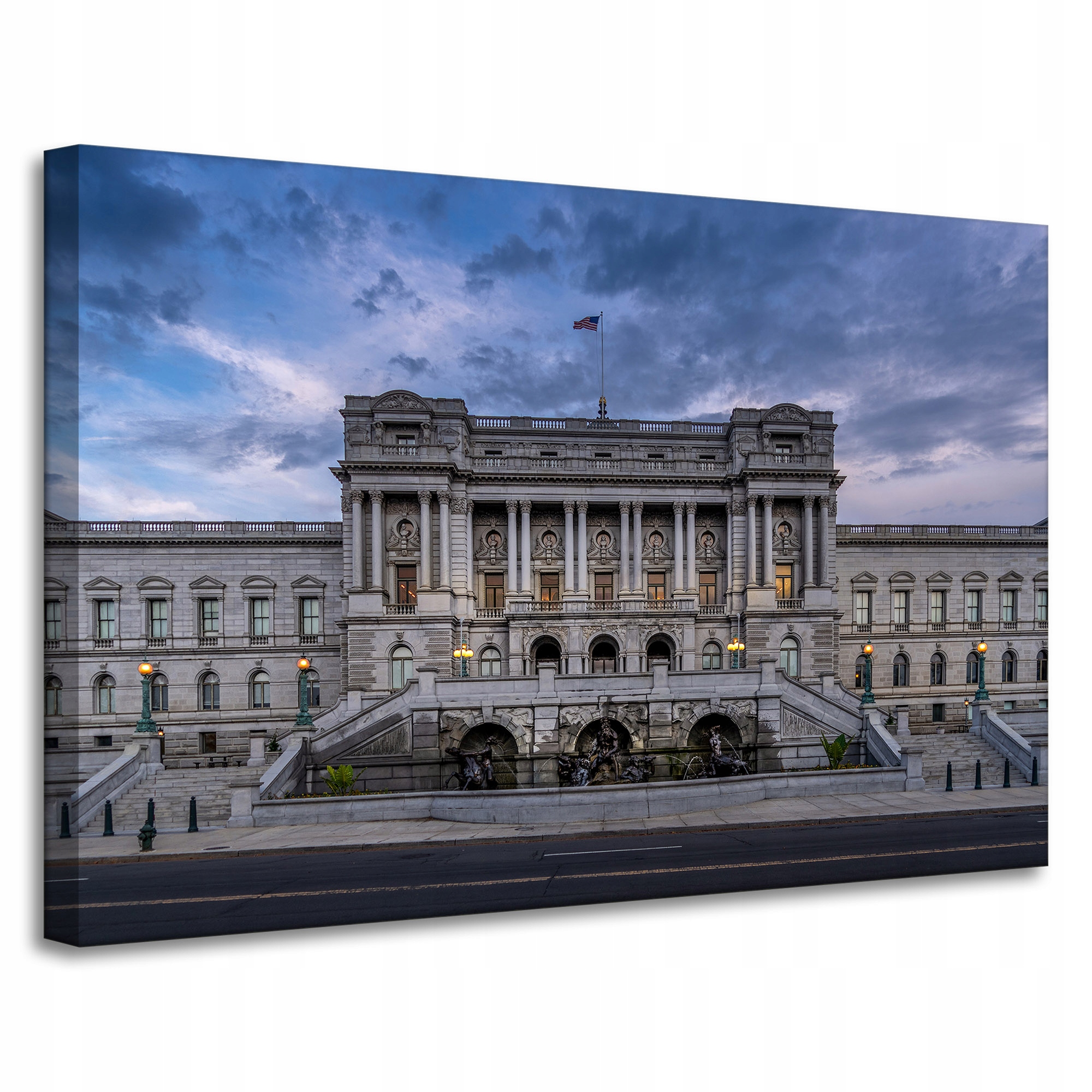 Obraz na plátně Architektura Knihovna 90x60 cm