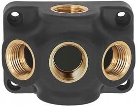 Koncový rozdělovač, vnitřní závit 1xG1/2", přípojka 3xG1/2" Riegler