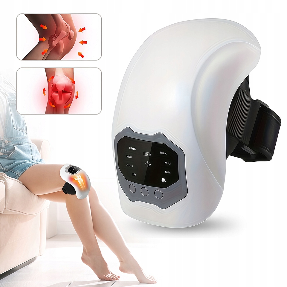 Masażer Rehabilitacyjny Orteza Łokieć Kolano Laser Wibracje Prądy Grzanie