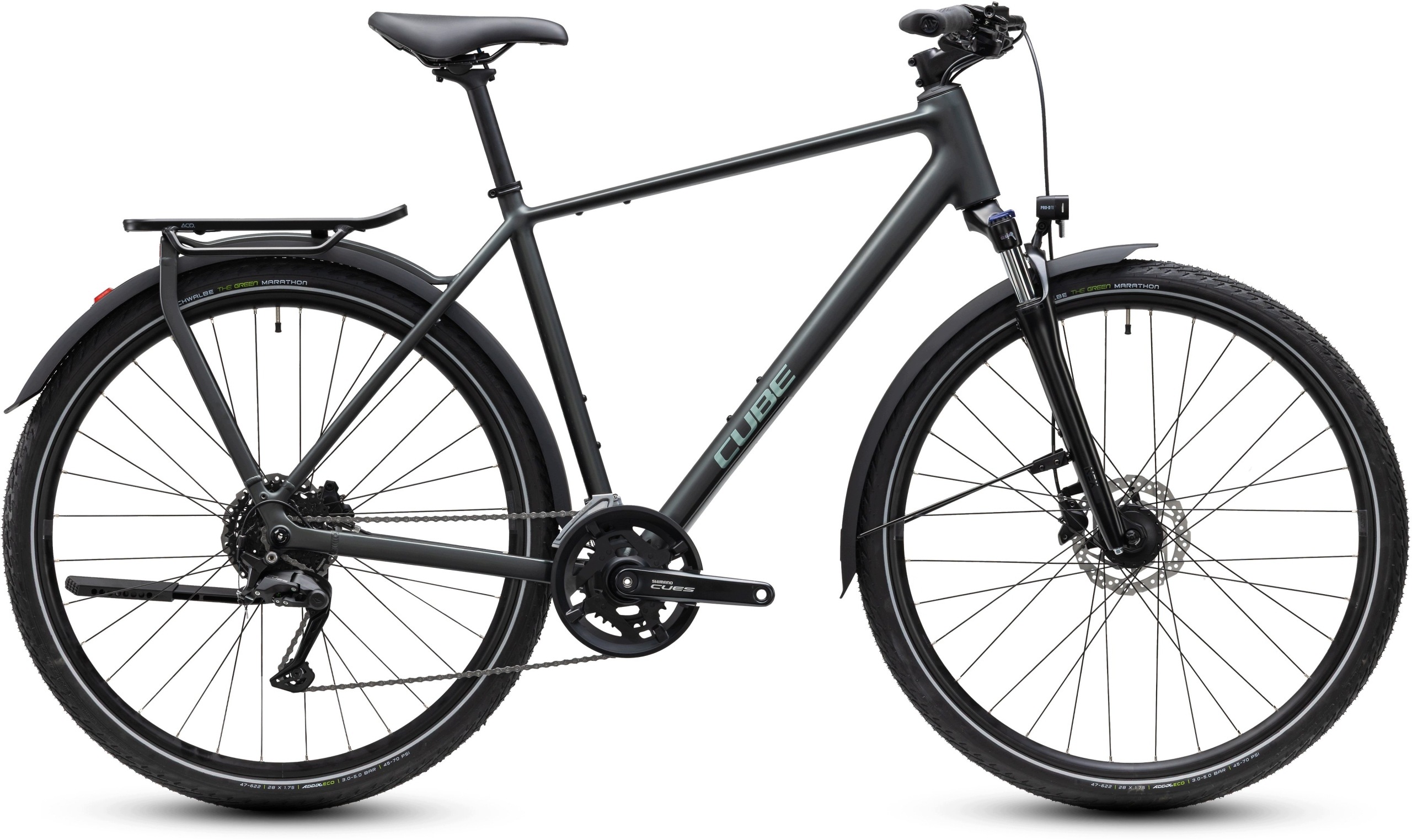 Rower Cube Kathmandu One 28" 2027 blackforest´n´chrome 54 cm