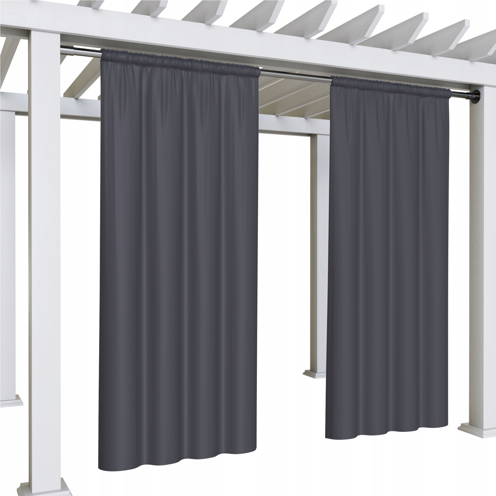ZASŁONY WODOODPORNE OGRODOWE 155x180 TUNEL PERGOLA ZASŁONA ZEWNĘTRZNA TARAS