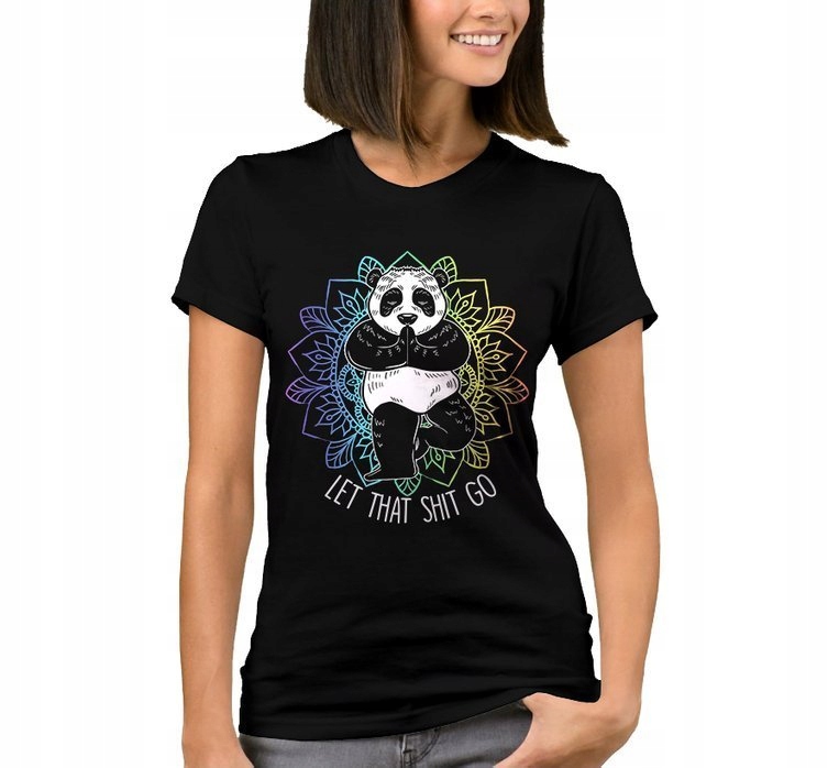 

Bluzka z Nadrukiem Yoga Joga Panda na Urodziny XL