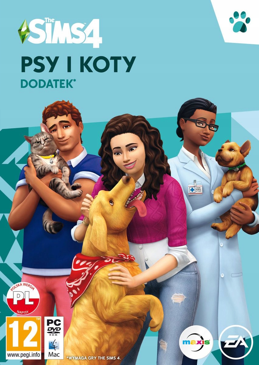 The Sims 4 Koty I Psy Dodatek DLC Klucz Ea App Origin CD Key Bez Vpn