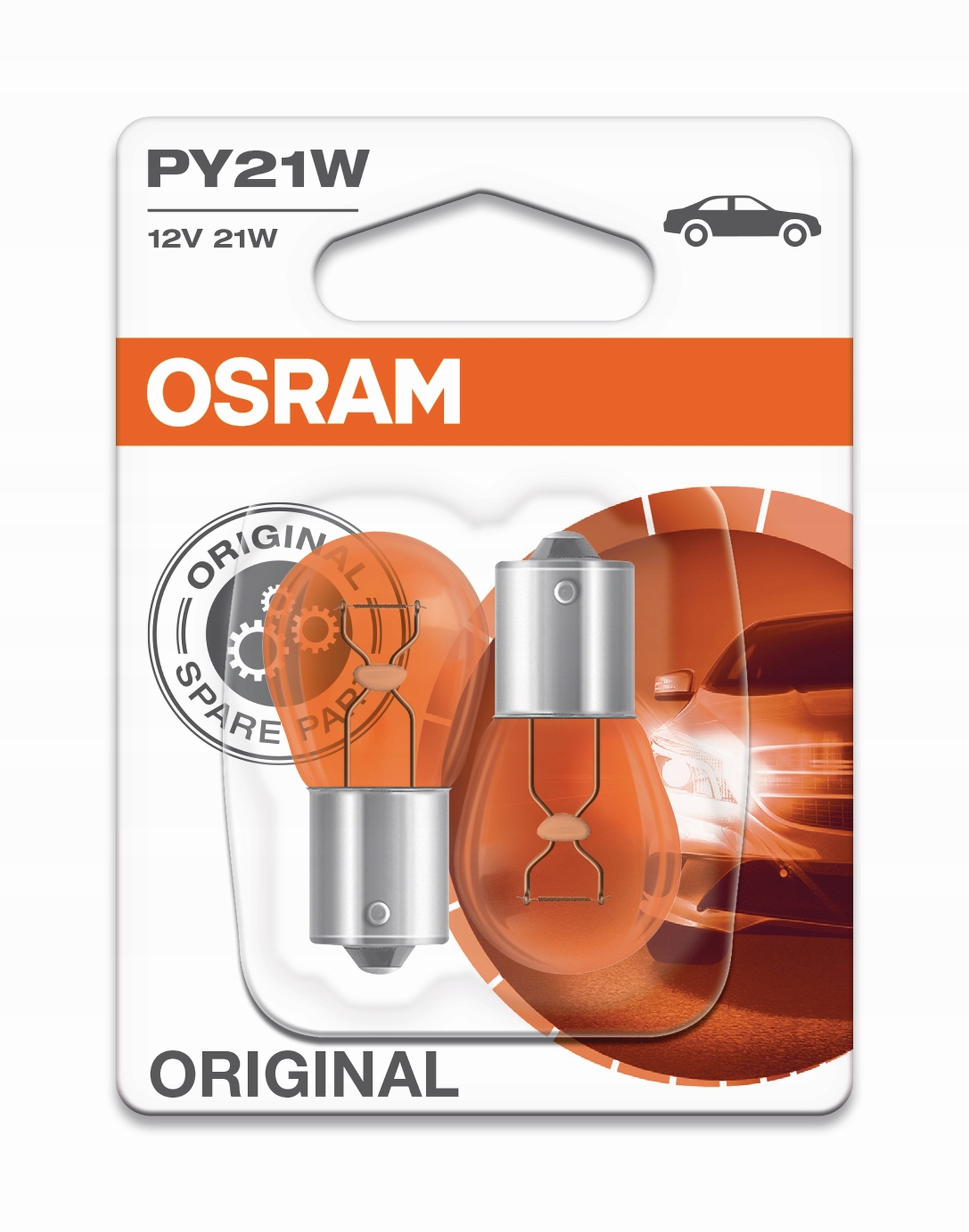 

Żarówki Osram PY21W Pomarańczowe 12V 21W 2SZT.