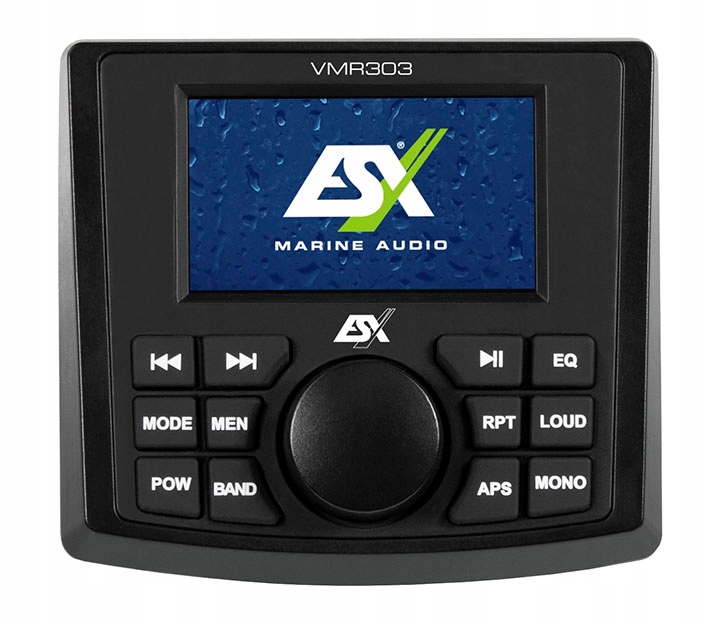 Esx VMR303 Rádio Marine LCD MP3 Usb LCD Bluetooth Dab pre lodnú jachtu