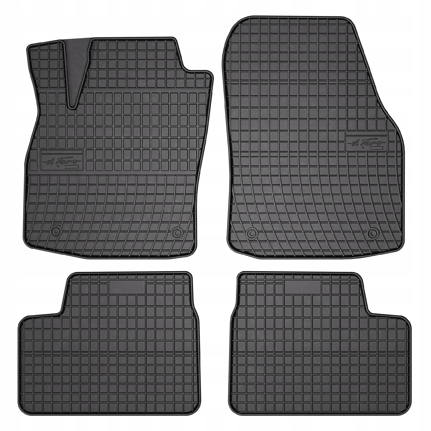 Dywaniki gumowe Frogum elToro do Opel Astra H 2004-2014 komplet 4 szt. rant