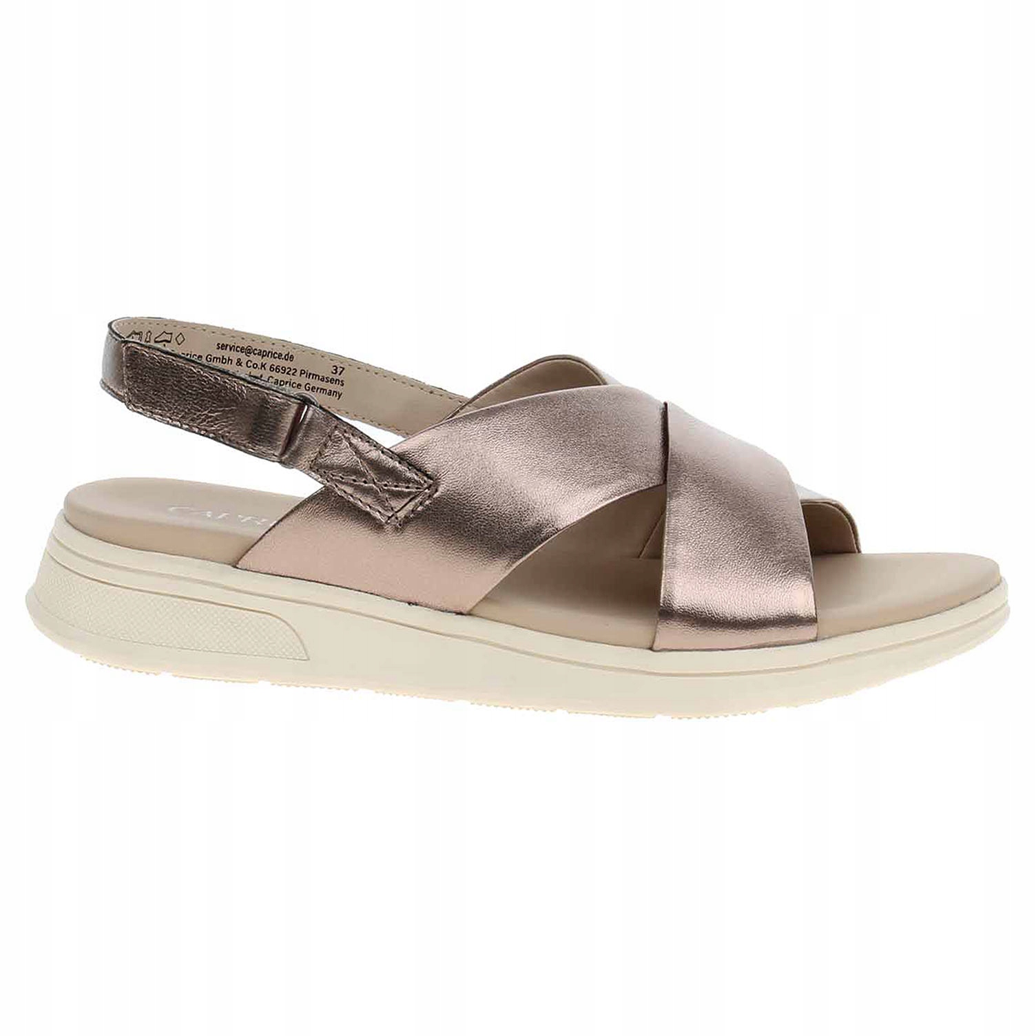 Dámské sandály Caprice 9-28700-46 brown metallic 38