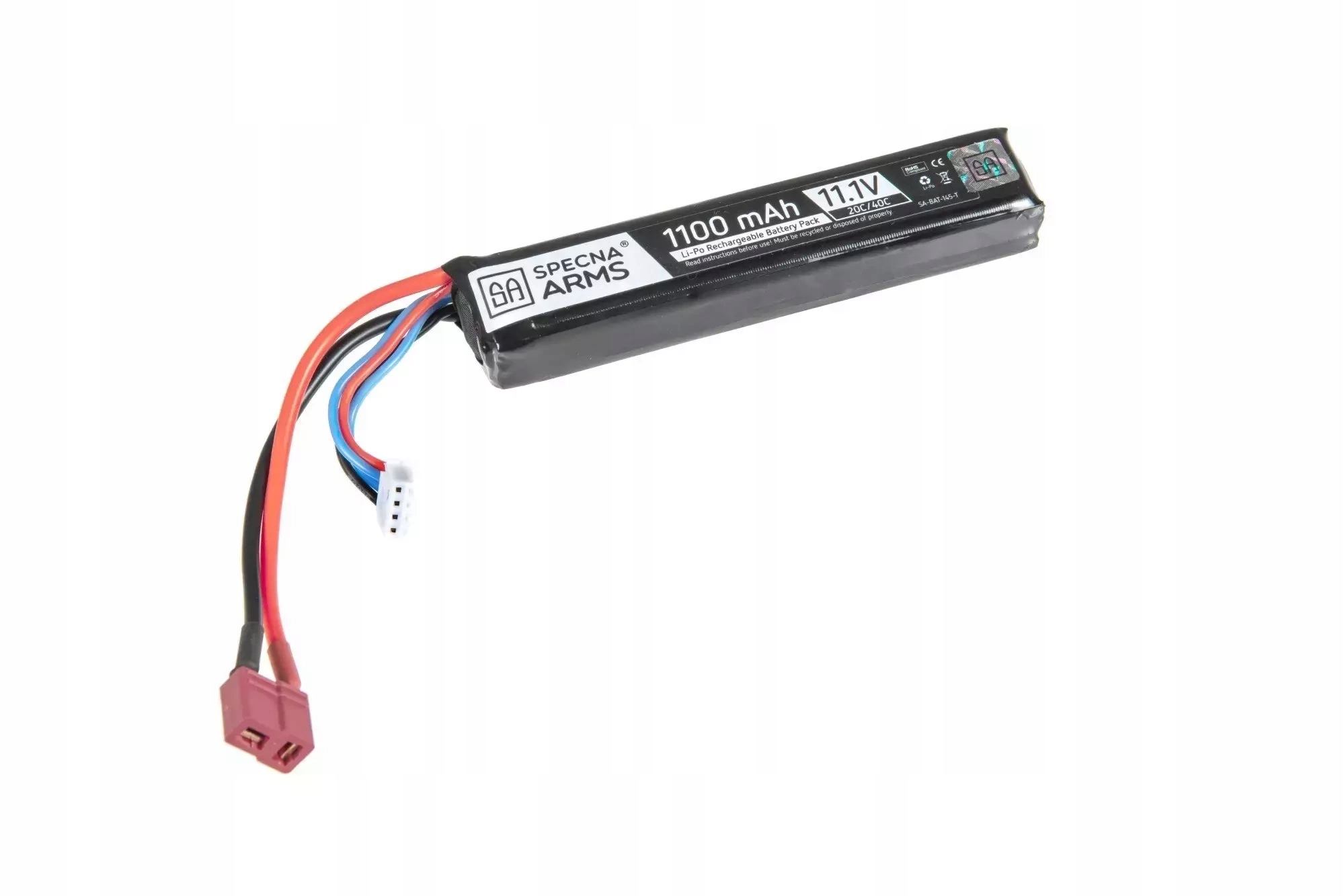 Akumulator LiPo 11,1V 1100mAh 20/40C - T-Connect (Deans)