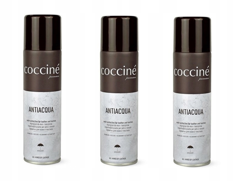 

3x250ml Impregnat Antiacqua do odzieży Coccine