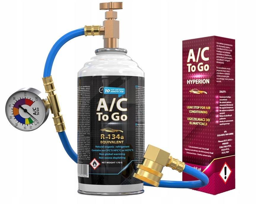 Sada pro plnění klimatizace těsnění