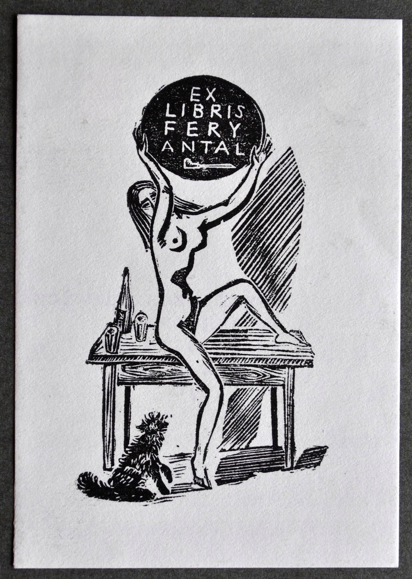 *KP* Szuszkiewicz Józef - Ex Libris Fery Antal, X2,1970