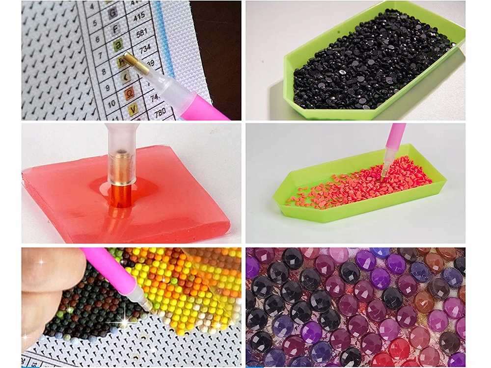 HAFT DIAMENTOWY MALOWANIE DIAMENTAMI DRZEWO 3D Rodzaj haft