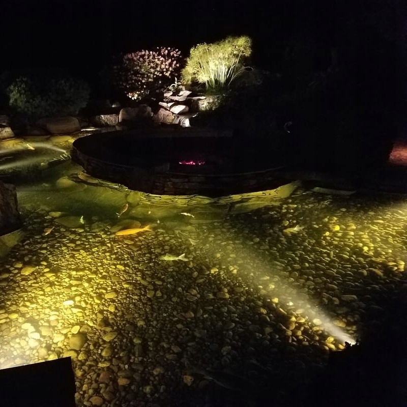 PUNKTOWE OŚWIETLENIE LED DO OCZKA WODNEGO EL-1 LAMPA WODOODPORNA PUNKTOWA Marka JEBAO