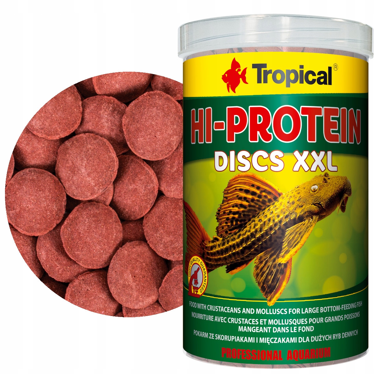 Tropical Hi-Protein Discs XXL 1000 ml 500 g Krmivo pro ryby
