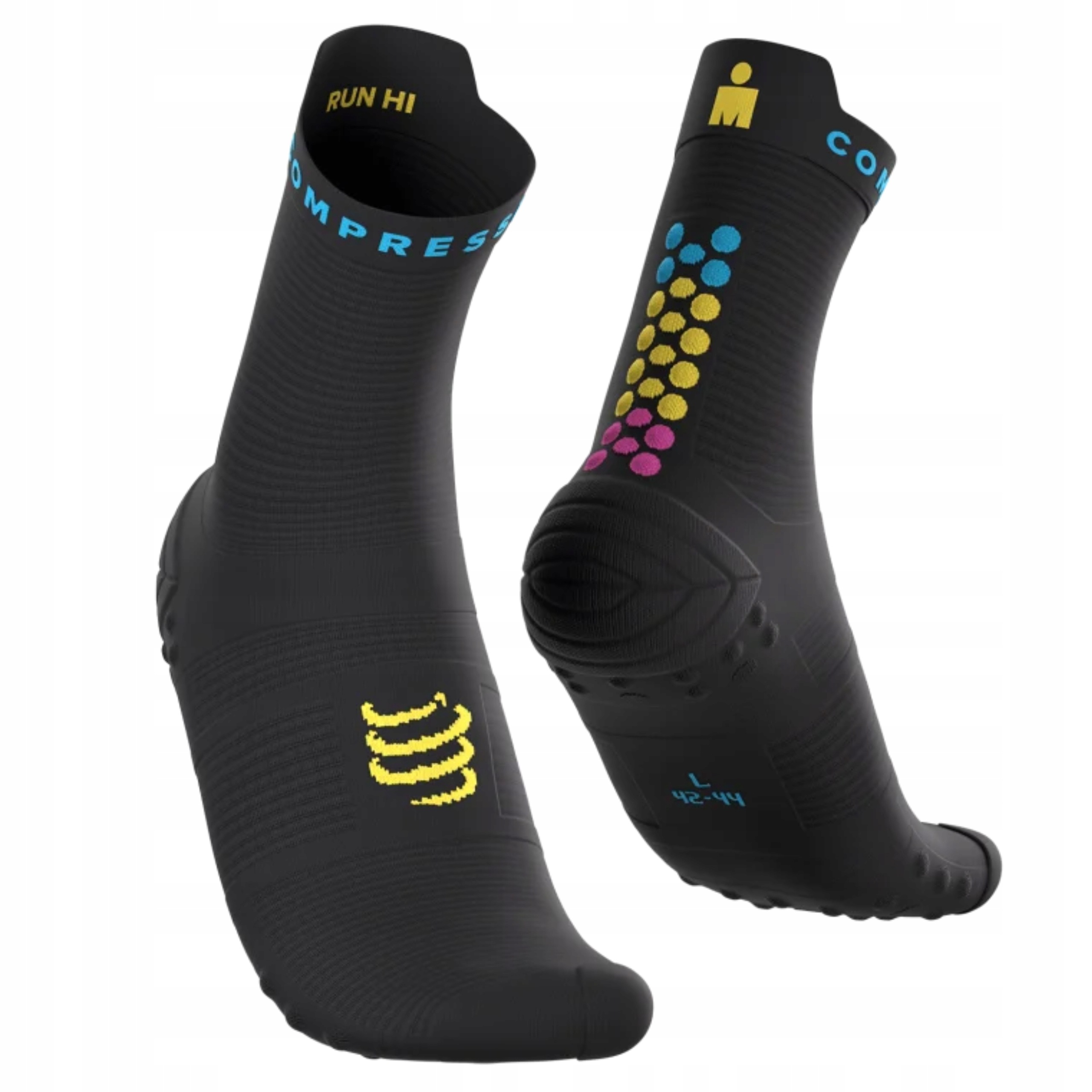 Skarpetki do Biegania 45-48 Compressport Proracing Socks V4 Run Ironman T4