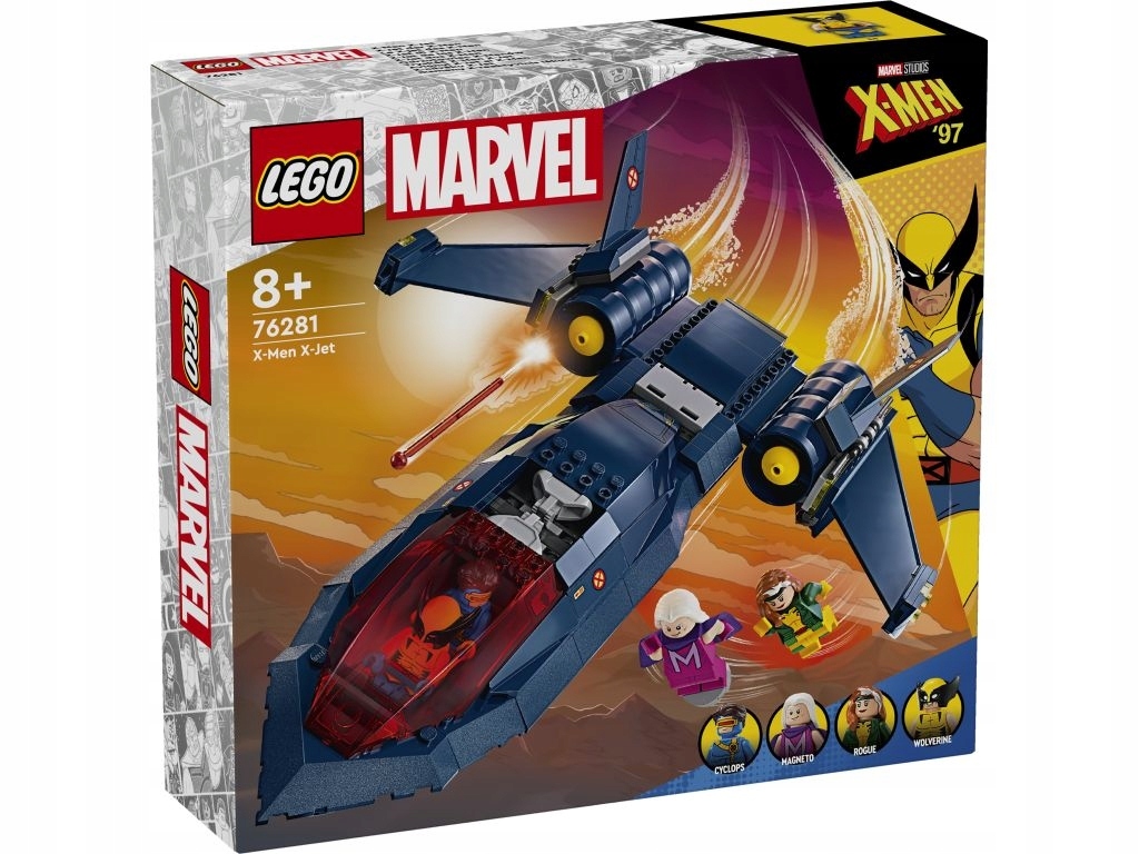Lego Marvel 76281 Tryskač X-Men X-Jet 0318