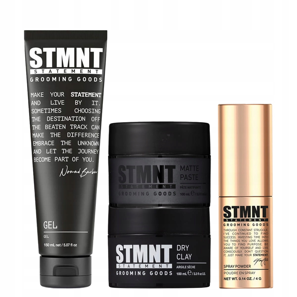 Stmnt Sada produktů pro úpravu vlasů pro muže