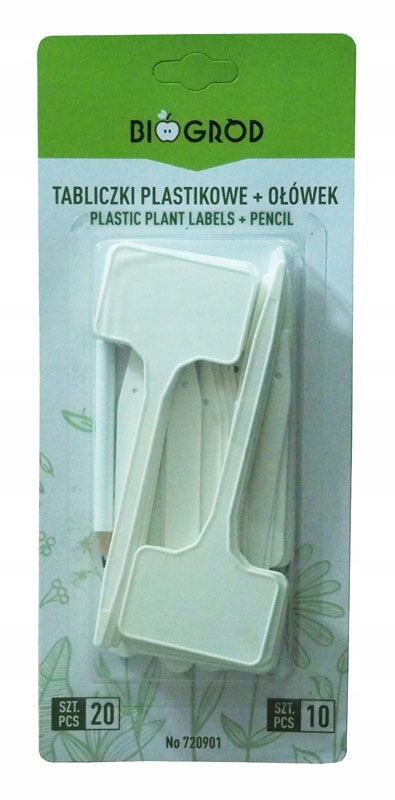 

Tabliczki z ołówkiem do opisywania roślin mix