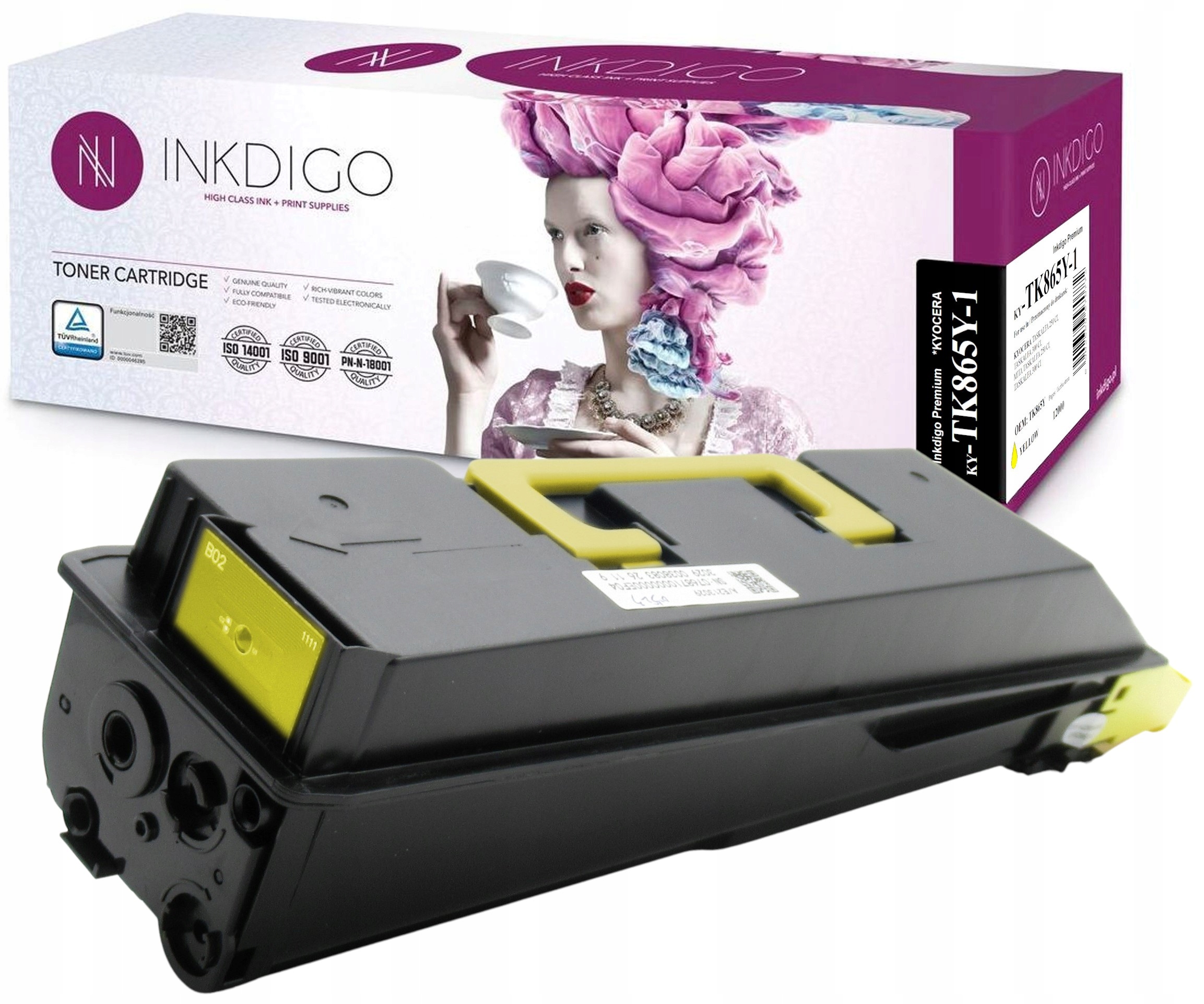 Toner Do Kyocera TK-865Y 250ci 300ci Premium XL