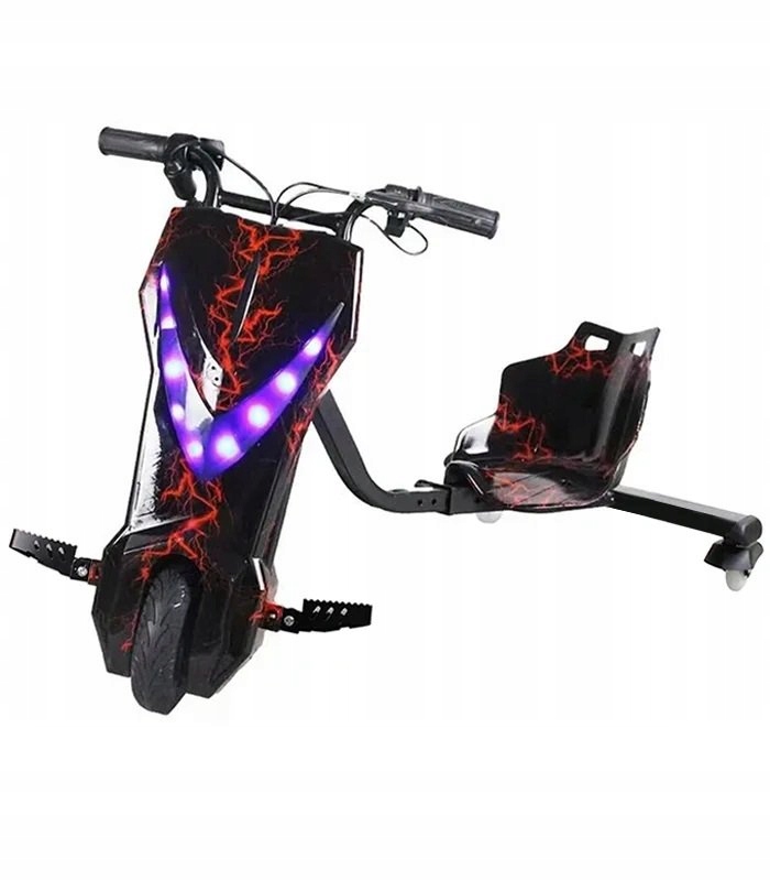 Gordon G812 Driftovací elektrická tříkolka, Led, 100 kg, 250 W, 15 km/h