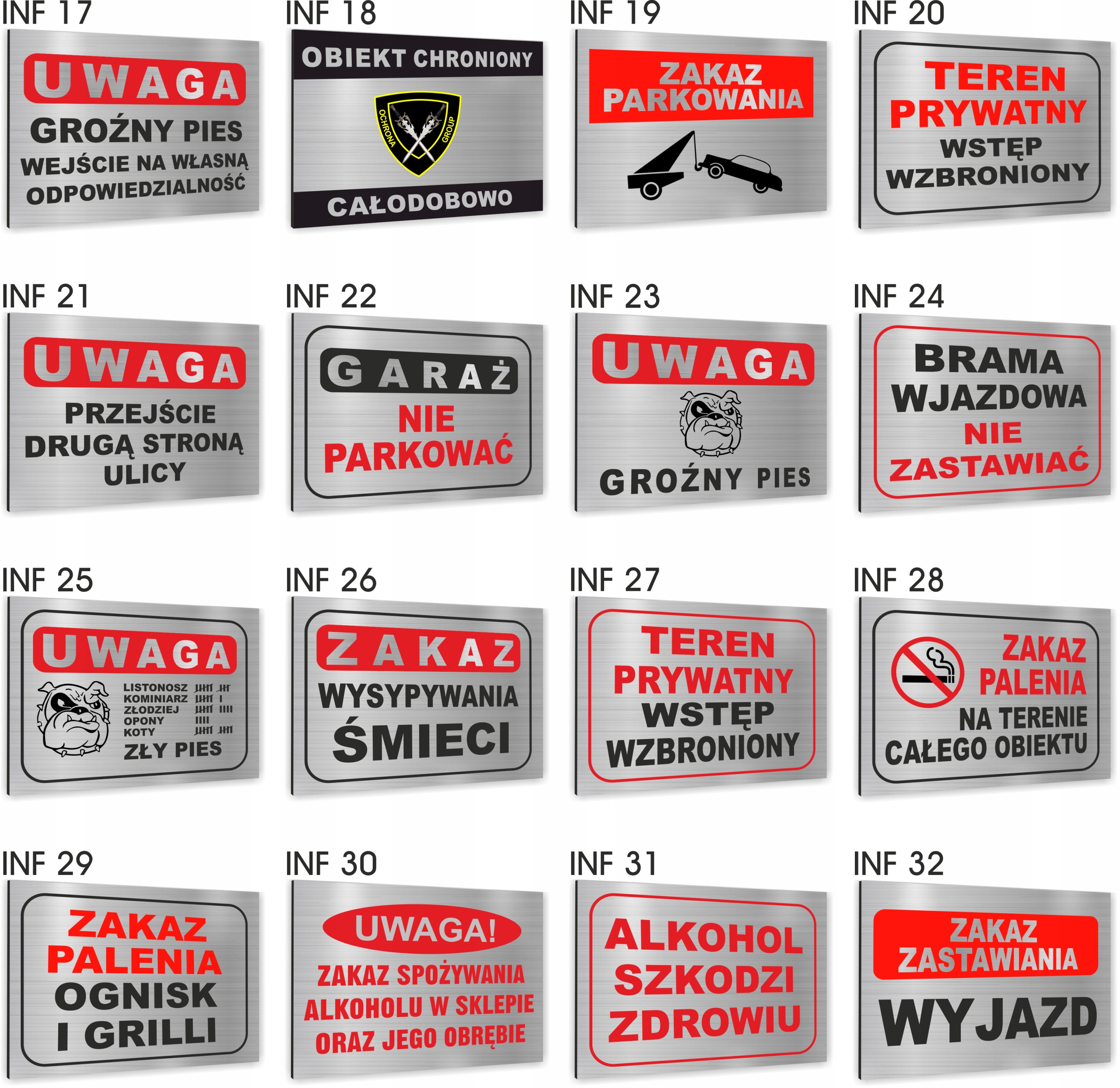 Tabliczka Znak BHP UWAGA TEREN BUDOWY ZAKAZ WSTĘPU Marka inna