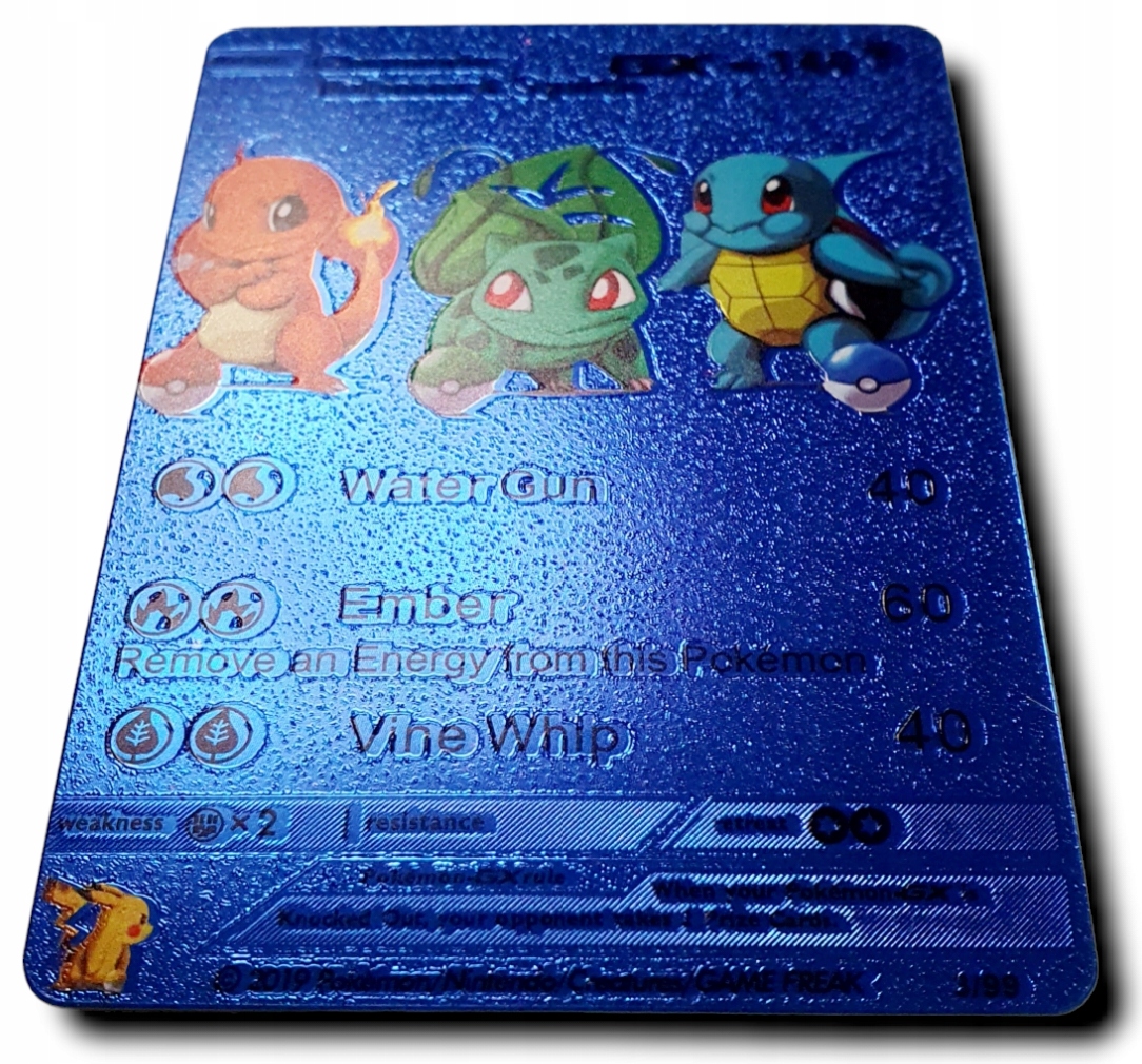 KARTY POKEMON KOLOROWE 55st WODOODPORNE KOLEKCJONE Czas rozgrywki Do 15 minut