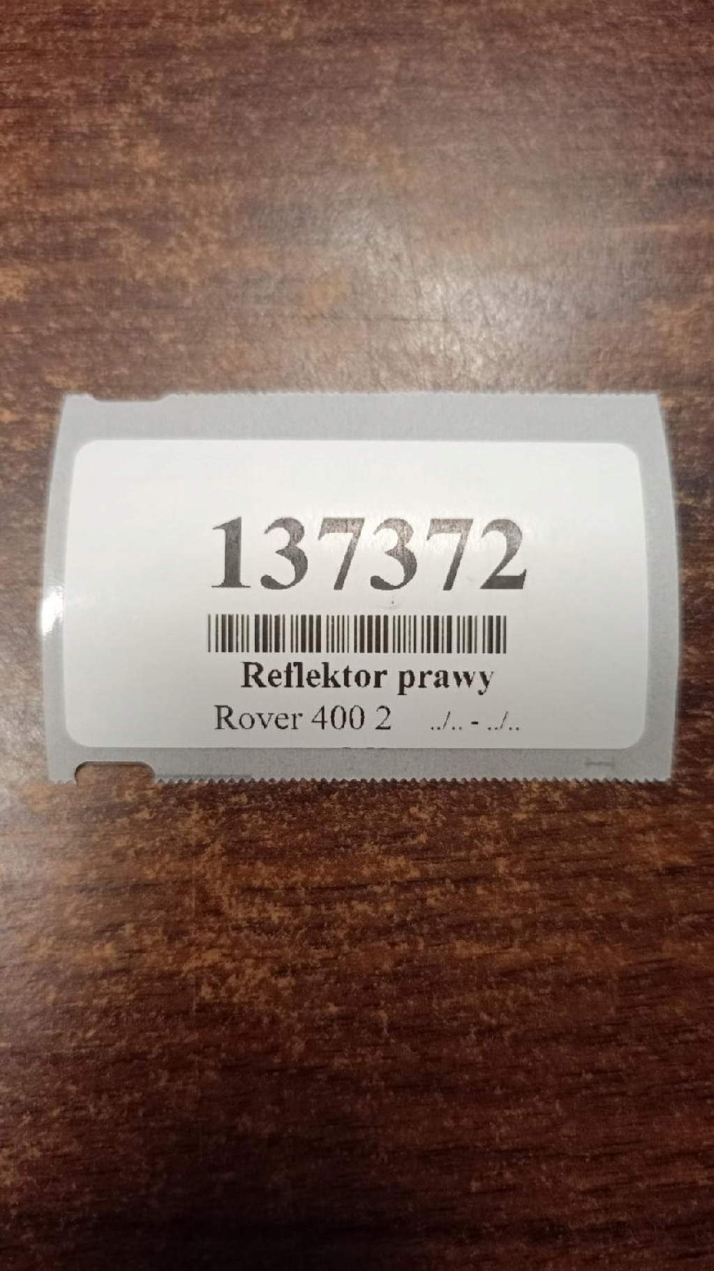 ROVER 400 II REFLEKTOR light right front 54532733