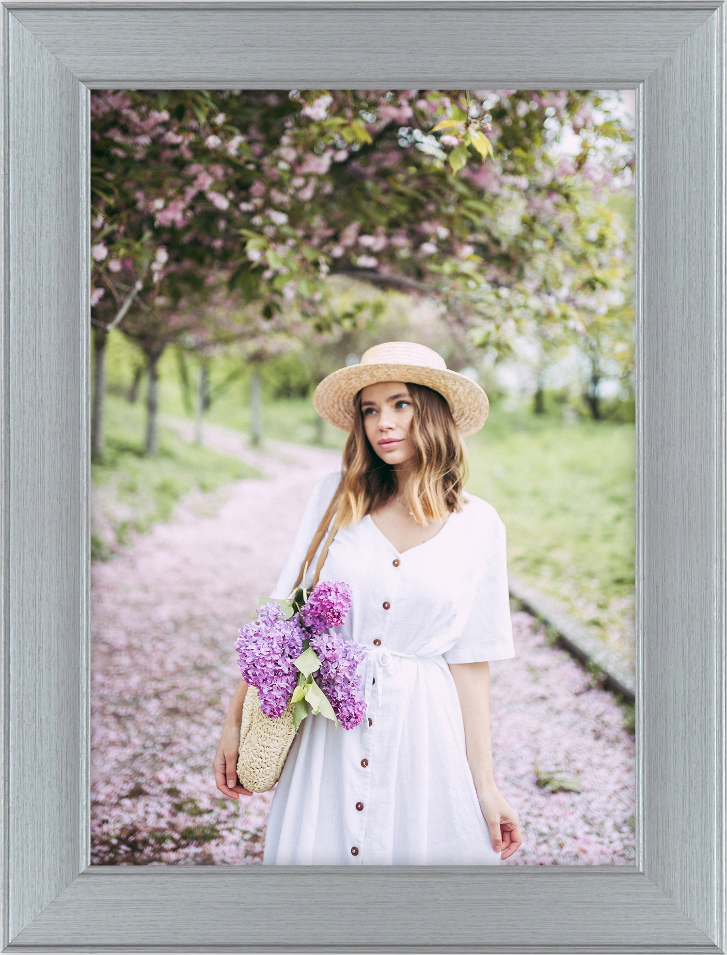

Ramka Na Zdjęcia Srebrna 30x40 CM Foto Rama