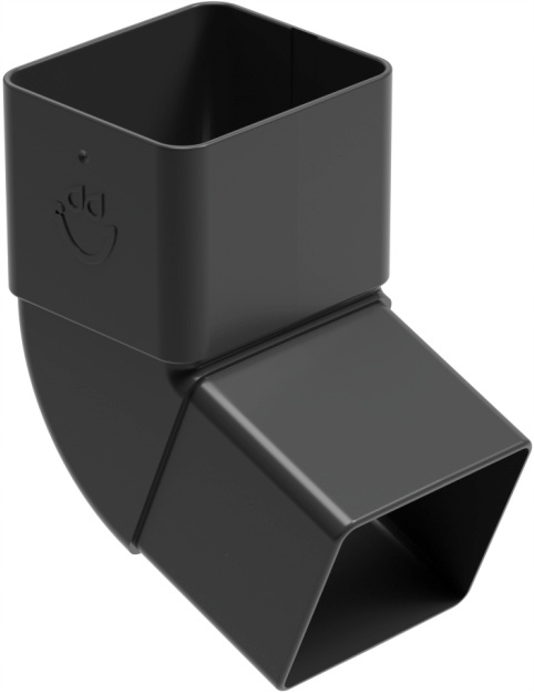 GALECO KOLANKO RURY 67° PVC2 70X80 GRAFITOWY RAL 7021